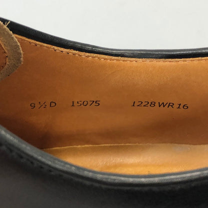 ウィールローブ レザーシューズ プレーントゥ ダービー 15075 メンズ サイズ9.5D ブラック WHELL ROBE 約28.0cm【AFD3】