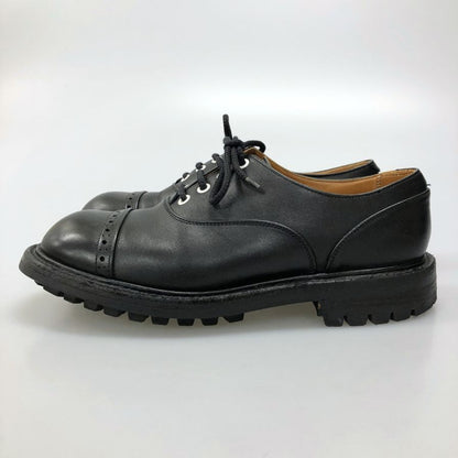 クイルプ トリッカーズ レザーシューズ M7401 オールドキュリオシティショップコラボ パンチドキャップトゥ メンズ ブラック サイズ7.5  QUILP by Tricker’ｓ ビジネスシューズ 約26.0cm【LA】【中古】