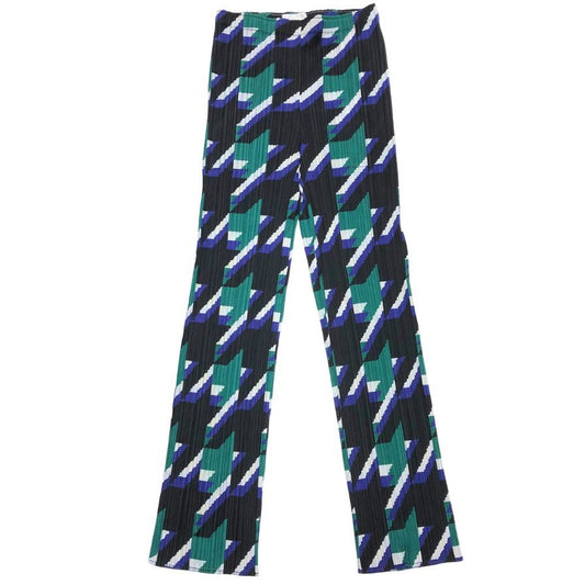 プリーツプリーズ パンツ 幾何学模様 サイズ3 PP11-JF713 PLEATS PLEASE ISSEY MIYAKE 【AFB10】