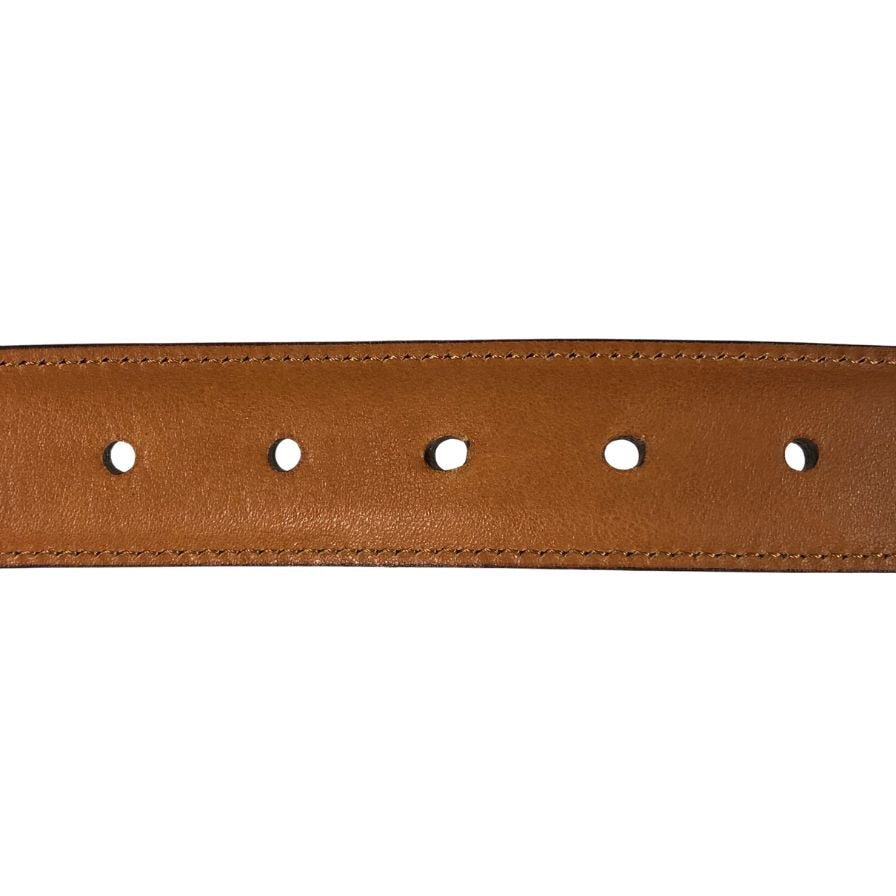 KTルイストン レザーベルト シェルコードバン 30mm 日本製 本革 ブラウン メンズ サイズ36/90 K.T.Lewiston【AFI4】