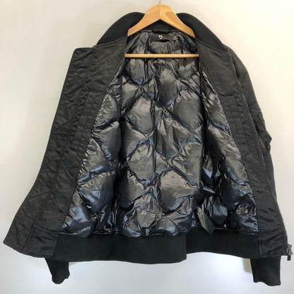 極美品◆ユニクロ +J ハイブリッドダウンオーバーサイズ MA-1 サイズM ブラック uniqlo +J 【AFA10】