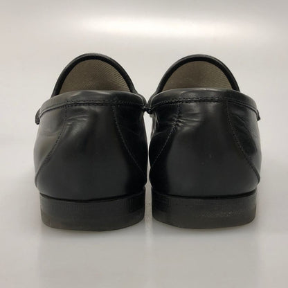 グッチ ホースビット ローファー ソール補正済 インソール貼り付け メンズ サイズ6.5 ブラック GUCCI 約25.5cm【AFC7】