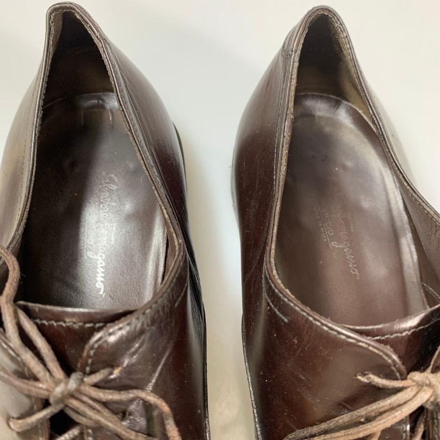 フェラガモ ストレートチップ  22776 カーフ ブラウン サイズUK11 メンズ Salvatore Ferragamo 約29.0cm【PTM5】