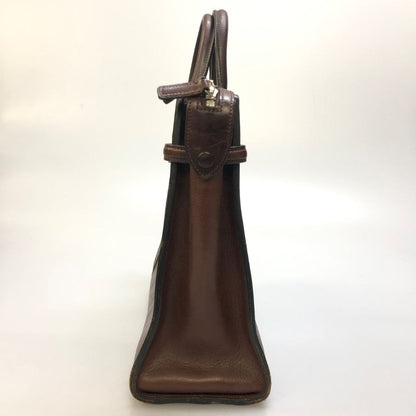 万双 ブリーフケース シモーネ 天ファスナー ブラウン系 メンズ レザー【AFE6】