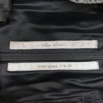 リックオウエンス 20FW ジョガーパンツ レザー ブラック レディース サイズ40 RP20F2306-QLX Rick Owens 【AFB34】