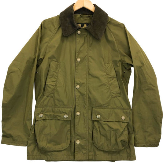 極美品◆バブアー ビデイル ノンオイルド コットンナイロンクロス ジャケット グリーン系 サイズ36  Barbour 【AFB14】