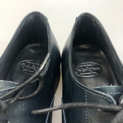 クロケット&ジョーンズ ストレートチップ レースアップシューズ X28360 メンズ ネイビー サイズ6E Crockett & Jones ビジネスシューズ 約25.5cm【LA】【中古】