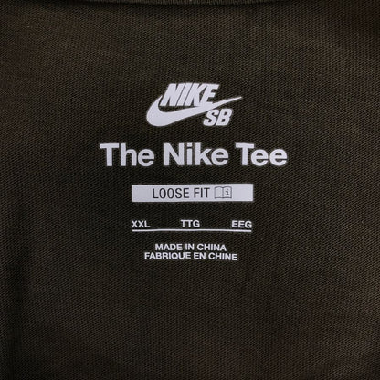美品◆ナイキ 半袖Tシャツ SB M90 SKATE CHAR グリーン メンズ サイズXXL NIKE 【AFB3】