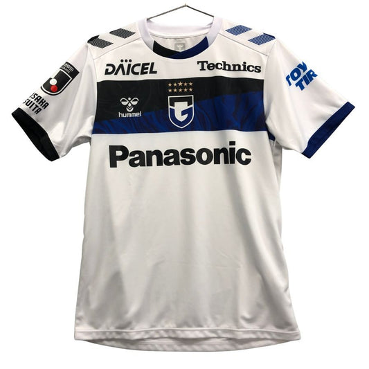 新品同様◆ヒュンメル ガンバ大阪 レプリカユニフォーム 2026 2027 アウェイ 半袖 ホワイト メンズ サイズ SS-S hummel 【AFB43】