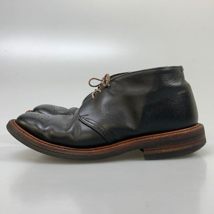 トリッカーズ M7509 チャッカブーツ メダリオン ダイナイトソール ブラック サイズ7.5 メンズ TRICKER'S ブーツ 約26.0cm【LA】【中古】