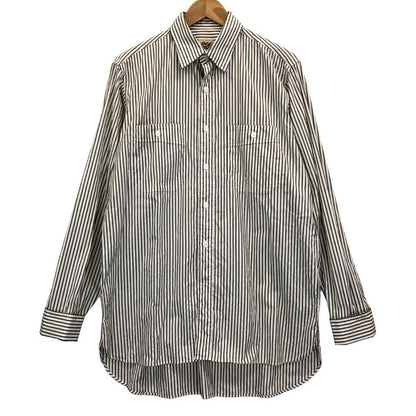 極美品◆アウトオブトラッド ダブルカフスシャツ アンソニー チェック柄 ホワイト系 メンズ サイズ2 OUT OF TRAD 【AFB45】