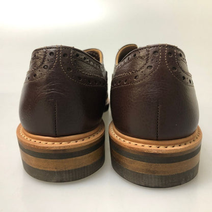 ジョンホワイト ウィングチップ レザーシューズ KB202 ブラウン サイズ6.5 メンズ John White 約25.5cm【AFD4】