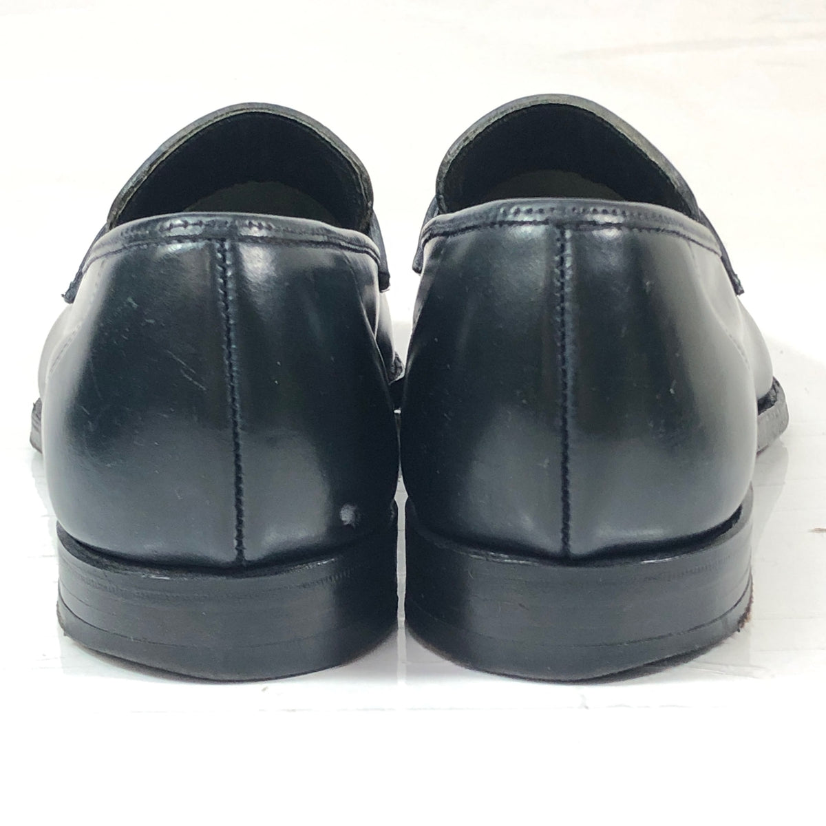 クロケット＆ジョーンズ ROMSEY コインローファー コードバン ネイビー サイズUK6E メンズ Crockett & Jones 約24.5cm【AFD7】