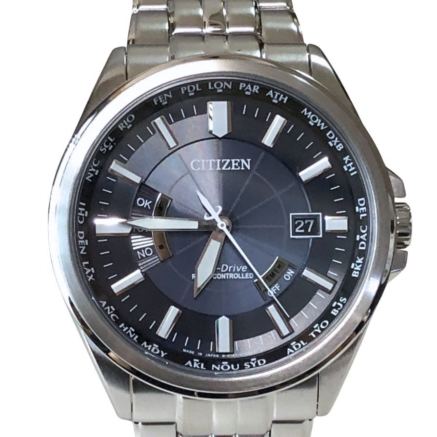 シチズン 電波ソーラー エコドライブ クロネコヤマト勤続25年記念品 メンズ SS H145-S073545 CITIZEN【AFI4】