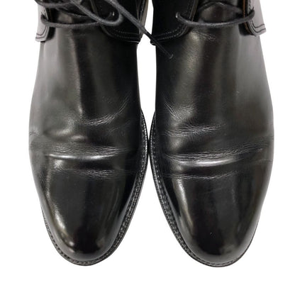 シュナイダーブーツ ジョージブーツ 52ラスト サイズ6.5 カーフレザー ブラック メンズ Schnieder Boots George Boots ブーツ 約25.0cm【LA】【中古】