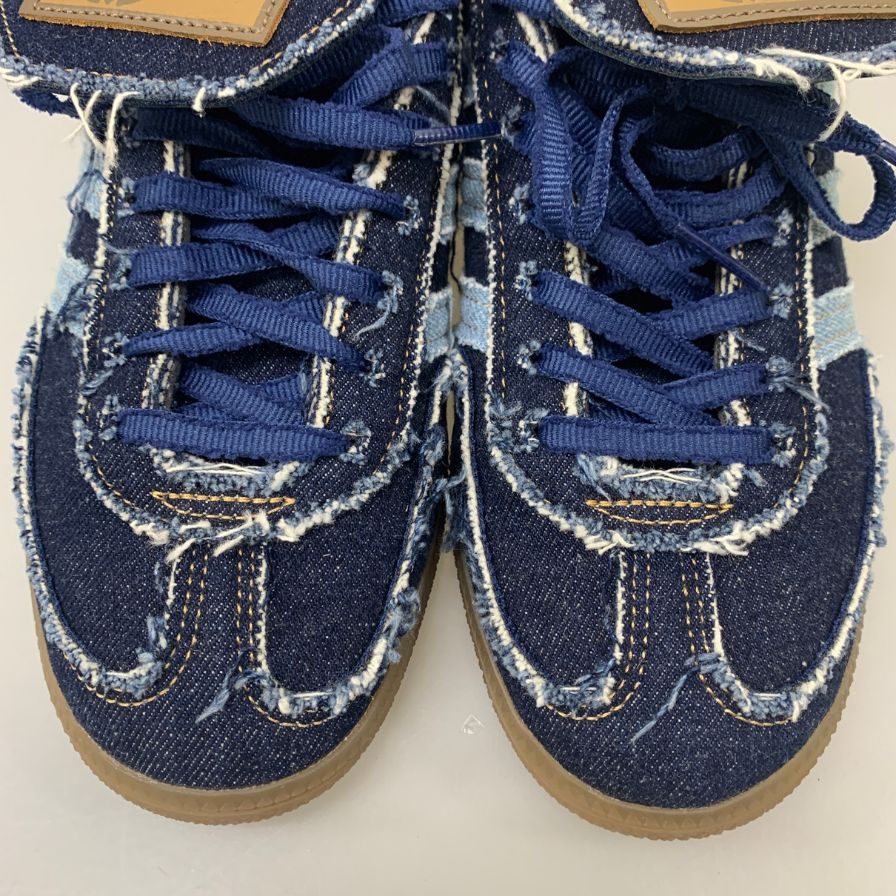 アディダス×アトモス  ローカットスニーカー ハンドボール スペツィアル LT デニム ネイビー サイズ25cm KJ5754 ADIDAS Handball Spezial 約25.0cm【AFD15】