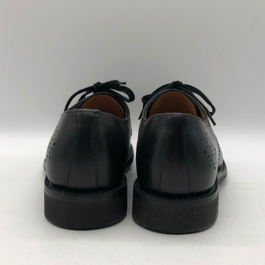 サンダース BGS コレクション パンチドキャップ、ダービー ブラック サイズ6 メンズ SANDERS 約25.0cm【AFD9】