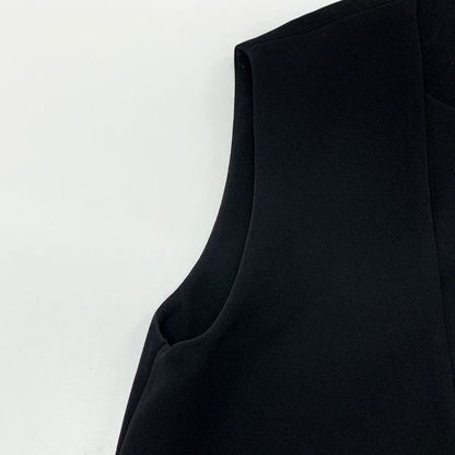 美品◆セオリー リュクス ジレ レイヤード風 ワンピース 03-6205530 サイズ38 ブラック レディース theory 【AFB1】