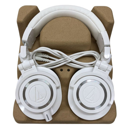 オーディオテクニカ ヘッドホン ATH-M50x ユニセックス ホワイト audio-technica【AFI28】【中古】