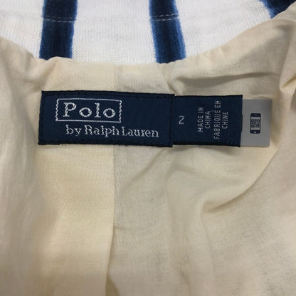 美品◆ポロ ラルフローレン ジャケット 1B ストライプ メンズ サイズ2 Polo Ralph Lauren 【AFB51】