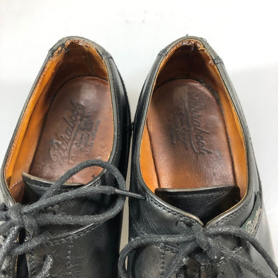 パラブーツ アヴィニョン Uチップ カーフ ブラック サイズ不明 Paraboot 約不明cm【AFC31】