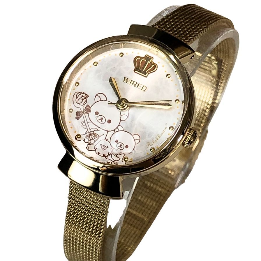 セイコー 腕時計 350本 限定品 リラックマ コラボ レディース AGEK748 SEIKO WIRED【AFI3】