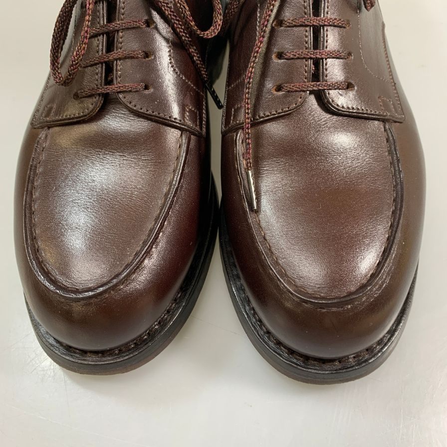 ジェイエムウエストン レザーシューズ Uチップ 641 ゴルフ サイズ4D ブラウン レディース J.M.WESTON GOLF ビジネスシューズ 約22.5cm【LA】【中古】