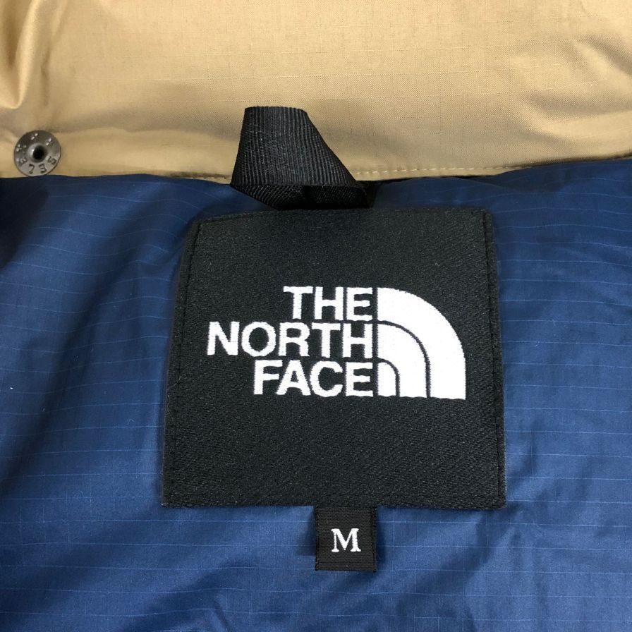 新品同様◆ザ ノースフェイス ダウン ND92230 ベージュ メンズ サイズM THE NORTH FACE 【AFA2】