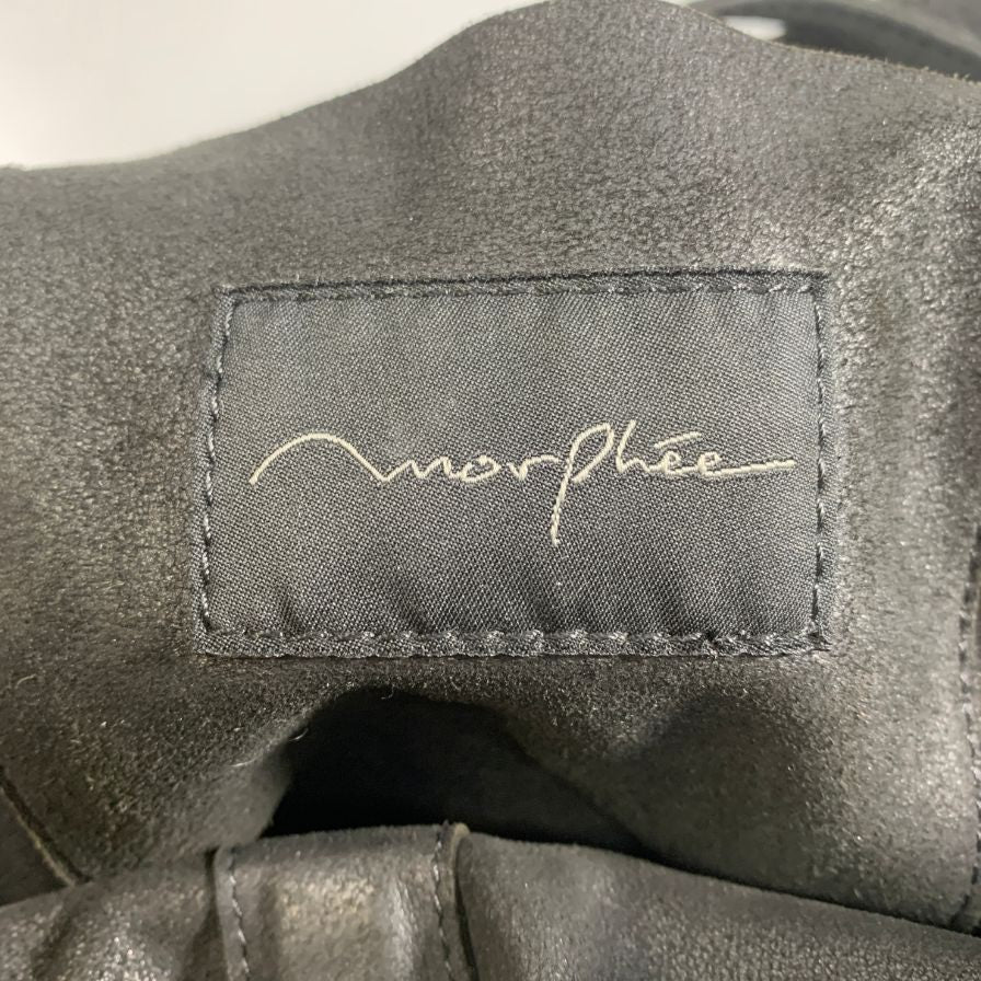 モルフェ 3WAY MEDIUM TOTE ブラック ゴートレザー Morphee【AFE4】