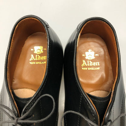 オールデン 53511 プレーントゥ コードバン モディファイドラスト メンズ ブラック サイズ6.5 ALDEN ビジネスシューズ 約24.5cm【LA】【中古】