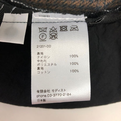 キジマタカユキ×ドドジーン  バケットハット 21201 黒 KIJIMA TAKAYUKI×THE DODO JEAN【AFI19-2】