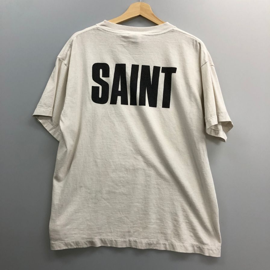 中古◆セントマイケル 半袖Tシャツ プリント friends ホワイト系 メンズ サイズS SAINT MICHAEL 【AFB2】