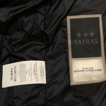新品同様◆タトラス アコーニト フーディダウンコート MTK19A4138 ブラック メンズ サイズ01 TATRAS ACONITO 【AFA8】