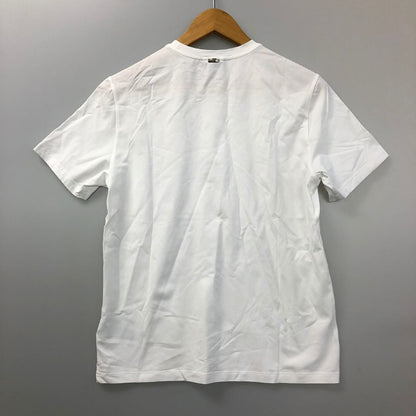 美品◆ヘルノ クルーネック コットン シャツ メンズ サイズ 44 ホワイト HERNO 【AFB38】
