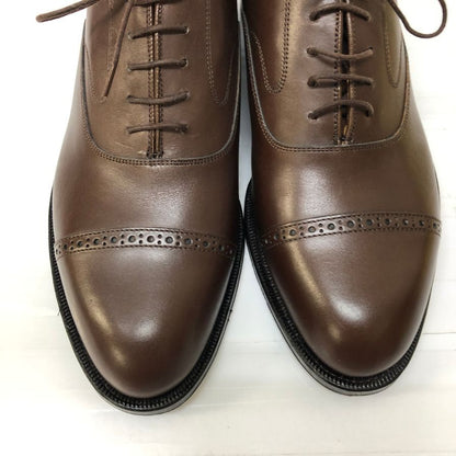 ジョンストン＆マーフィー レザーシューズ ストレートチップ アリストクラフト メンズ サイズ8.5 ブラウン JOHNSTON & MURPHY 約26.5cm【AFD12】