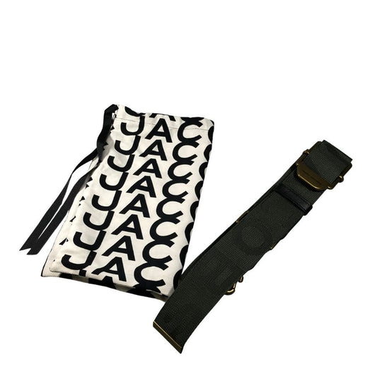 マークジェイコブス ショルダーストラップ ロゴ キャンバス×レザー MARC JACOBS【AFB52】【中古】