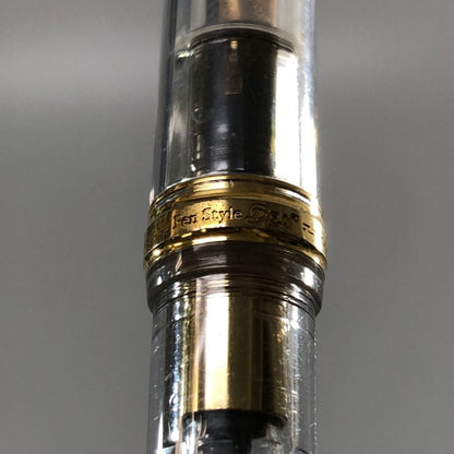 ナガサワ 万年筆 ペン先14K 585 クリア ゴールド NAGASAWA【AFB54】