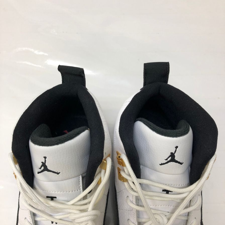 ナイキ スニーカー エアジョーダン 12 レトロ タクシー ホワイト／ブラック 130690-125 メンズ 28cm NIKE AIR JORDAN 12 RETRO TAXI 約28.0cm【YB5】
