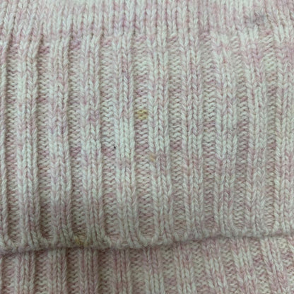 中古◆モスキーノジーンズ ニットセーター ウール ナイロン ボーダー系 レディース ピンク系 サイズS  Moschino Jeans 【AFB2】