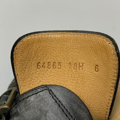パラブーツ レザーシューズ ダブルモンクストラップ ウィリアム レザー メンズ サイズ6 ブラック Paraboot WILLIAM 約24.5cm【AFD9】