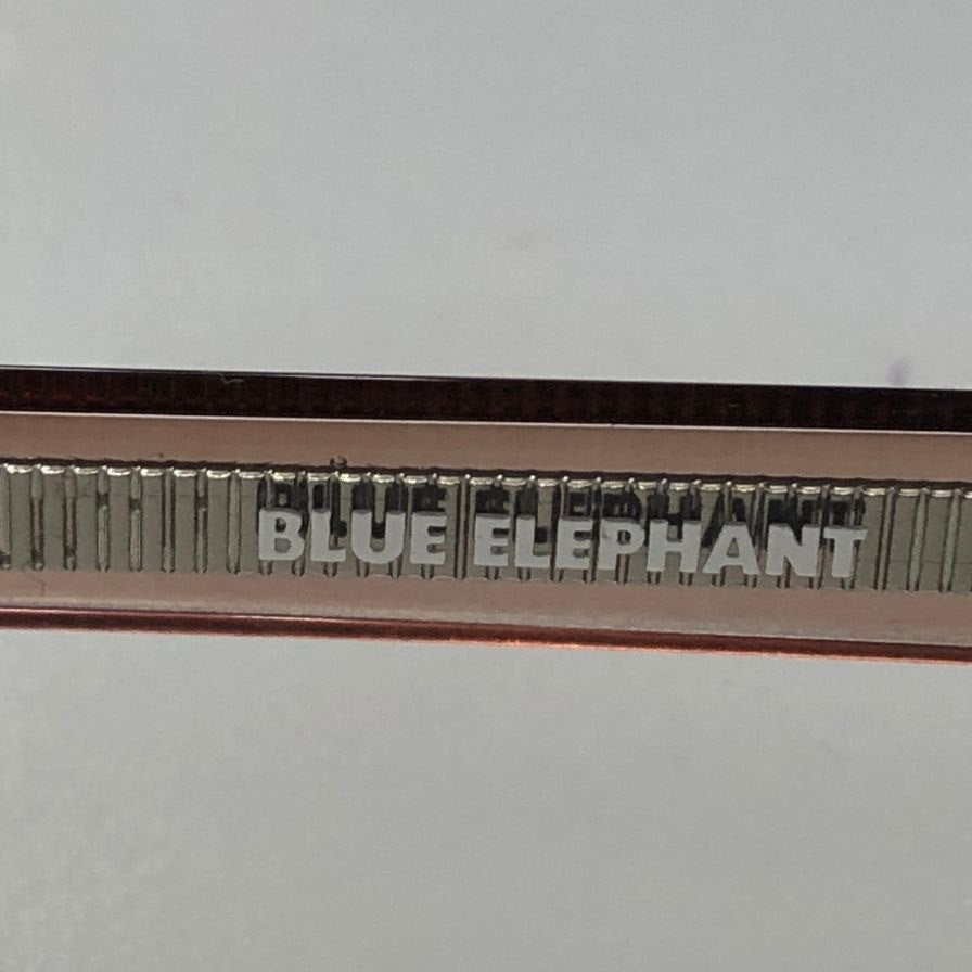 ブルーエレファント アイウェア GENO 度無し 26-150 ハーフブラウン BLUE ELEPHANT【AFI7】