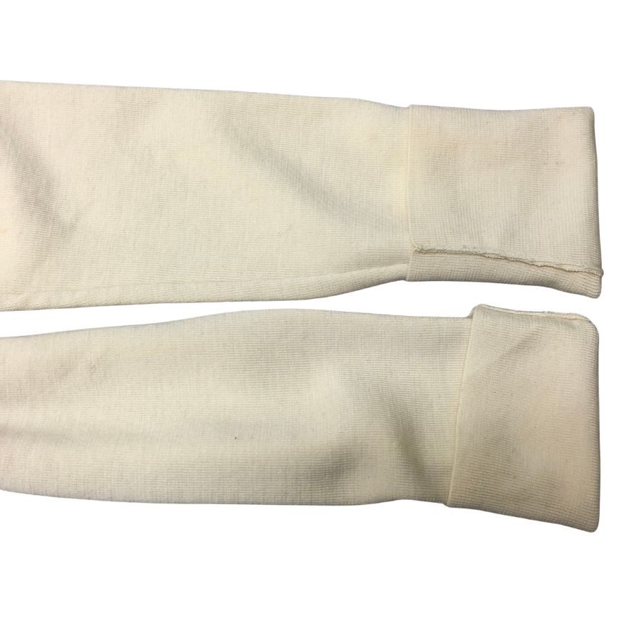 美品◆フォクシー ハイネック セーター トップス 肩パット付 ウール100% 33631 レディース サイズ38 ホワイト FOXEY 【AFB38】