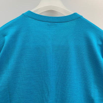 未使用◆キャッシュ＆バルバ カーディガン ウーステッドカシミヤ 150 ライトブルー メンズ サイズ2 IMWSW002 Cash&Barba 【AFB27】