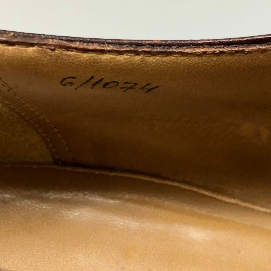 ベルルッティ レザーシューズ ラピエセルプリゼ カリグラフィ オルガ期 ブラウン サイズ 6 Berluti 約25.0cm【同梱不可】【AFC53】