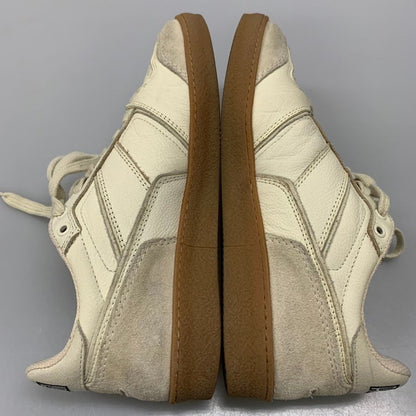 アミアレクサンドルマトゥッシ ローカットスニーカー ガムソール 刺繍 ホワイト メンズ サイズ40 AMI Alexandre Mattiussi 約25.0cm【AFD4】