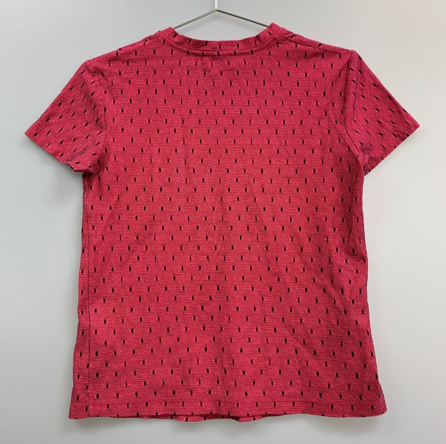 極美品◆レッドヴァレンティノ Tシャツ ドット柄レース レディース サイズXS ピンク RED VALETINO 【AFB36】