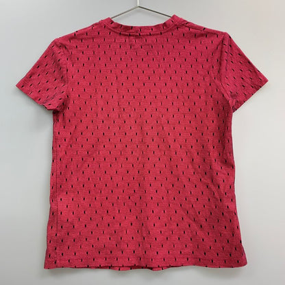 極美品◆レッドヴァレンティノ Tシャツ ドット柄レース レディース サイズXS ピンク RED VALETINO 【AFB36】