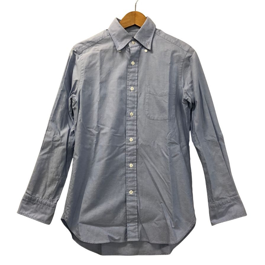 美品◆ビームス エフ ボタンダウンシャツ サックスブルー メンズ サイズ15 BEAMS F 【AFB38】