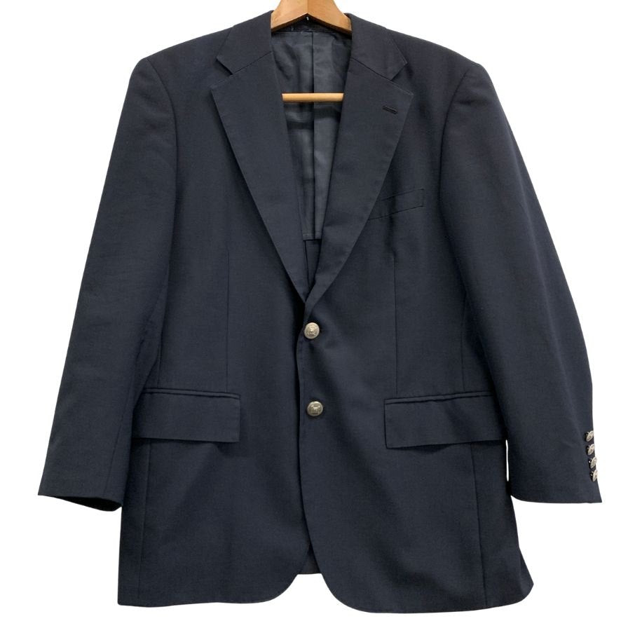 中古◆ポロラルフローレン チャップス テー2B ラードジャケット 90年代 サイドベンツ ネイビー メンズ サイズ94AB4 Polo Ralph Lauren CHAPS 【AFA9】