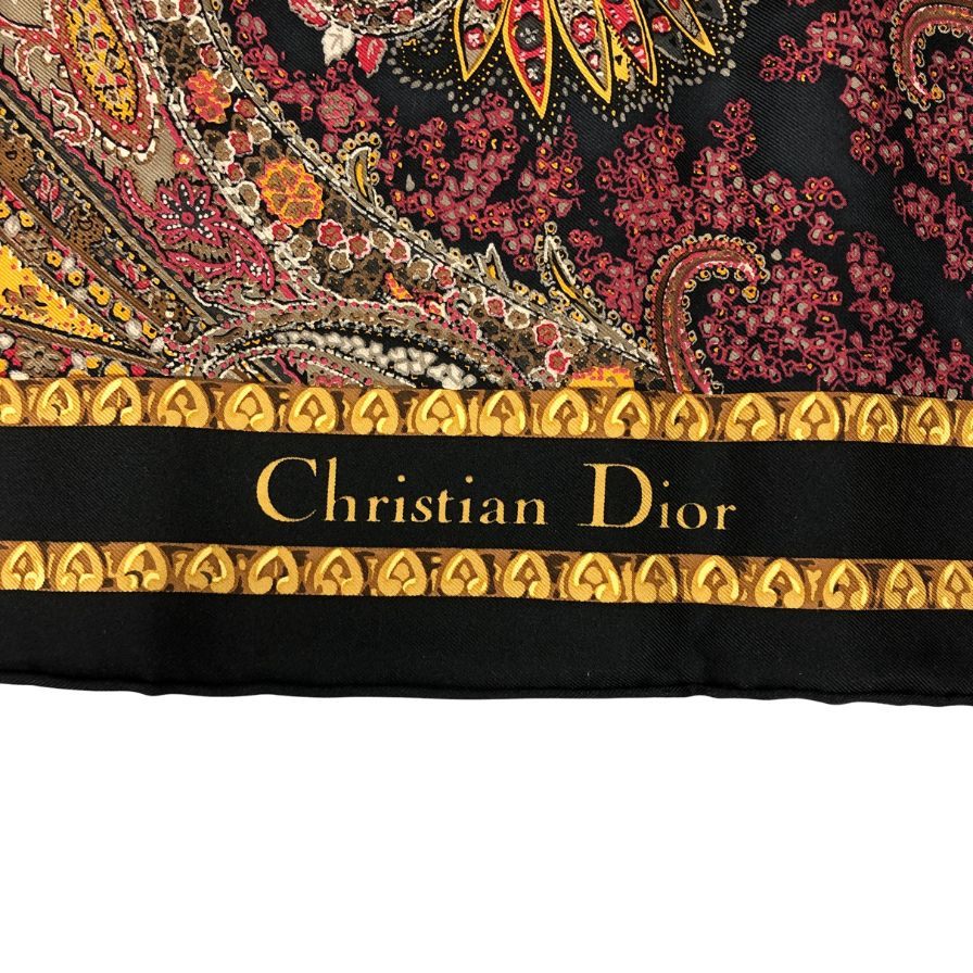 クリスチャンディオール スカーフ シルク 総柄 レディース Christian Dior【AFI11】